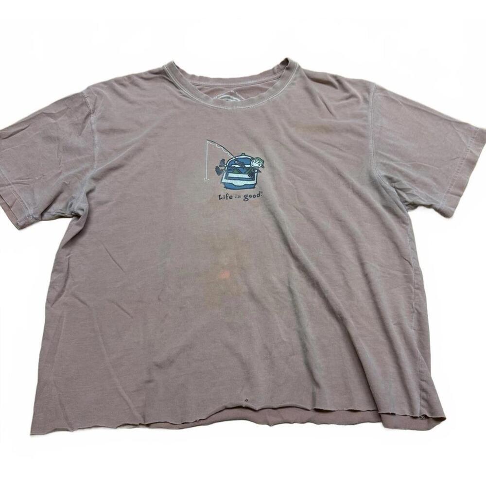 Life is Good Men's Fishing Graphic T-Shirt